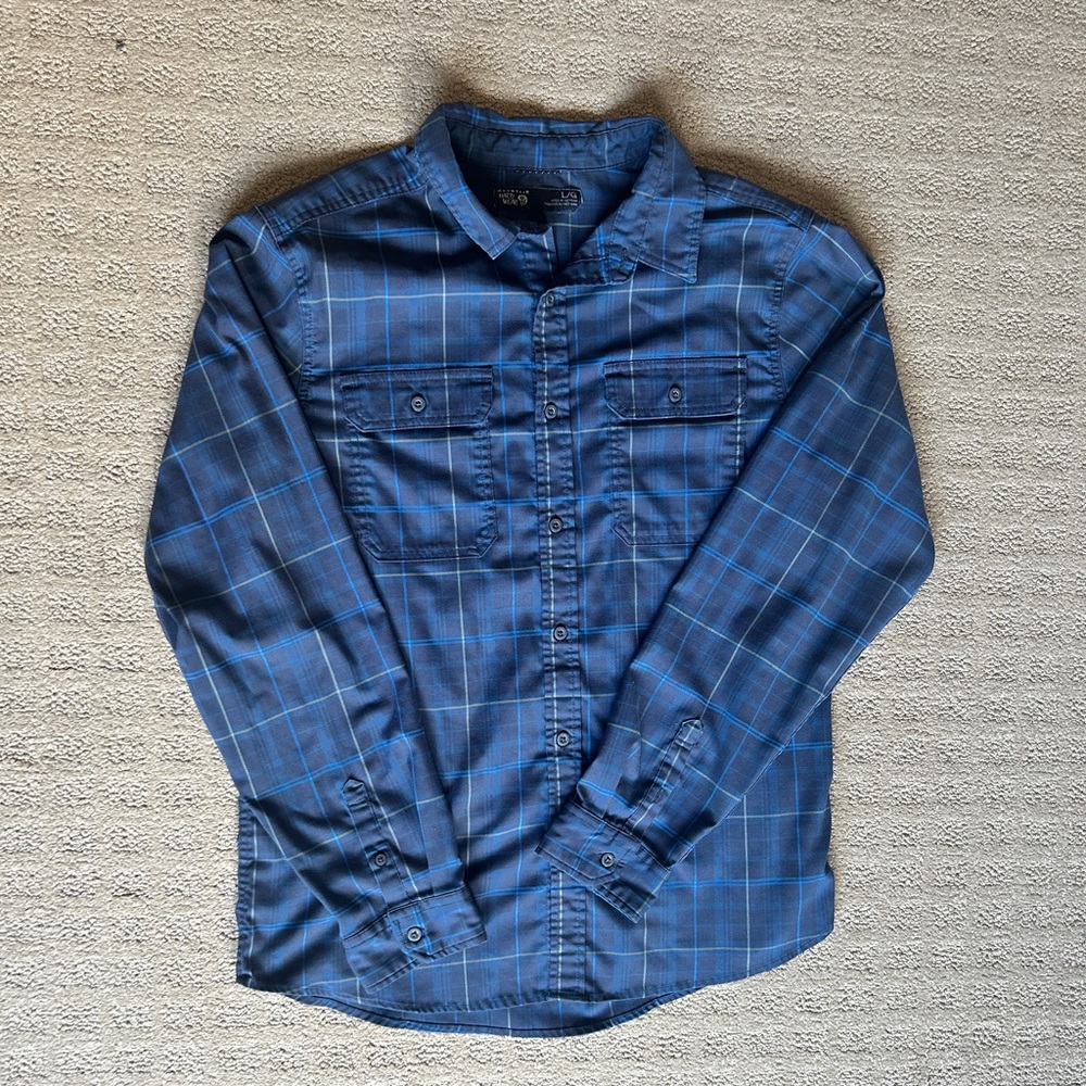 Mountain Hardwear Men’s Shirt, Long Sleeve, Size L